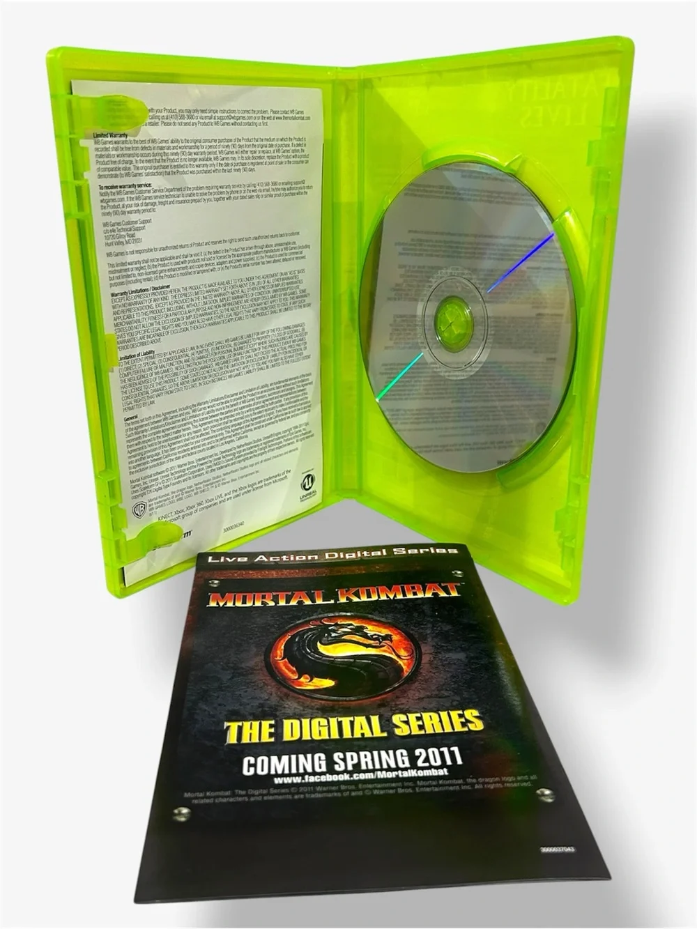 Mortal Kombat MK9 Xbox 360 CIB Tested Complete Excellent Condition